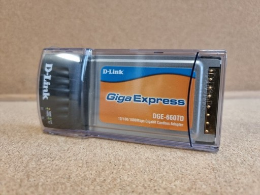 Zdjęcie oferty: Karta sieciowa PCMCIA gigabitowy DGE-660TD D-Link