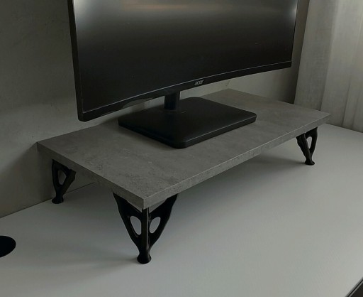 Zdjęcie oferty: Pułka stolik imitacja betonu na monitor
