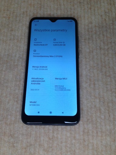 Zdjęcie oferty: Smartfon Xiaomi Redmi Note 8T 3 GB / 32 GB