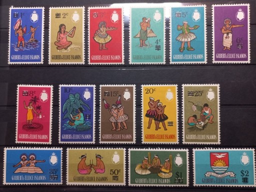Zdjęcie oferty: Wyspy Gilberta i Ellice 1965 znaczki pocztowe 
