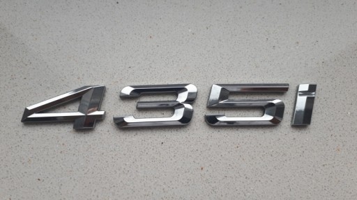 Zdjęcie oferty: Emblemat znaczek logo oryg BMW 435i chrom na klapę