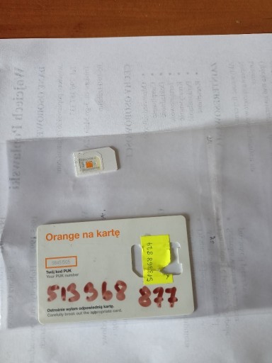 Zdjęcie oferty: KARTA SIM ORANGE  513 368 877