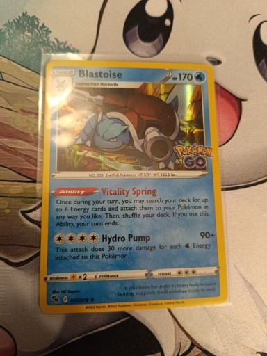 Zdjęcie oferty: Karta Pokemon GO Blastoise (PGO017) - Holo