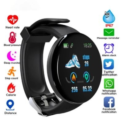 Zdjęcie oferty: Smartwatch D18 Okrągły kolorowy ekran 