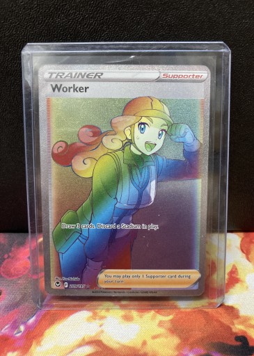 Zdjęcie oferty: Karta Pokemon TCG Silver Tempest Worker FA Rainbow