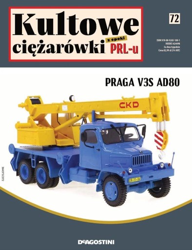 Zdjęcie oferty: PRAGA V3S AD80 - Kultowe Ciężarówki PRL-u Nr 72