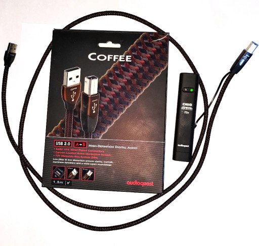 Zdjęcie oferty: Audioquest Coffee Usb A/B 1,5m 72V ekranowanie DBS