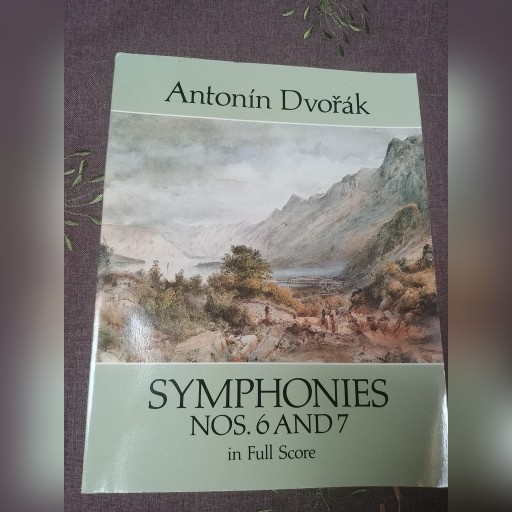 Zdjęcie oferty: A. Dvorak Symphonies 6,7 in full score Partytura