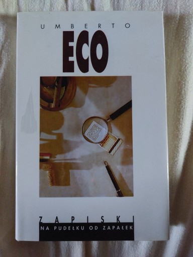 Zdjęcie oferty: Umberto Eco Zapiski na pudełku od zapałek