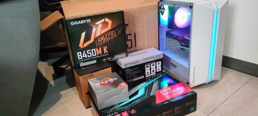 Zdjęcie oferty: Nowy do gier!!! Ryzen 5 3600 ,Rx6600 8gb ,16gb ram