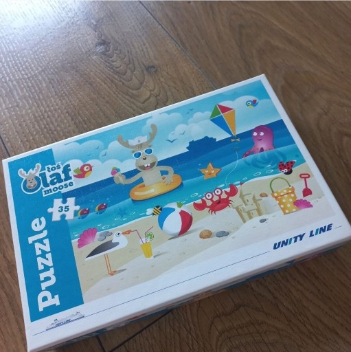 Zdjęcie oferty: Puzzle Łoś Olaf-35 elementów