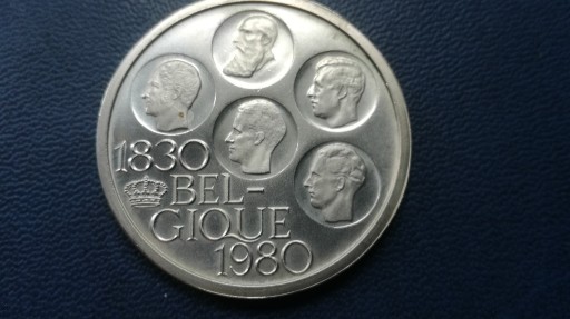 Zdjęcie oferty: Belgia 500 franków 1980_srebro