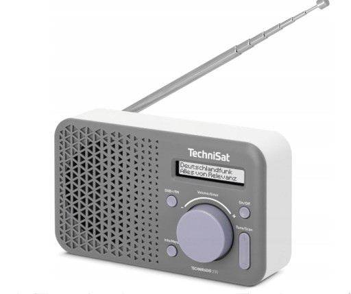 Zdjęcie oferty: Radio sieciowo-bateryjne DAB+,FM TechniSat 200 