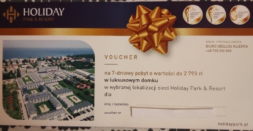 Zdjęcie oferty: Voucher Holiday Park&Resort