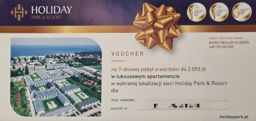 Zdjęcie oferty: Voucher Holiday Park & Resort 