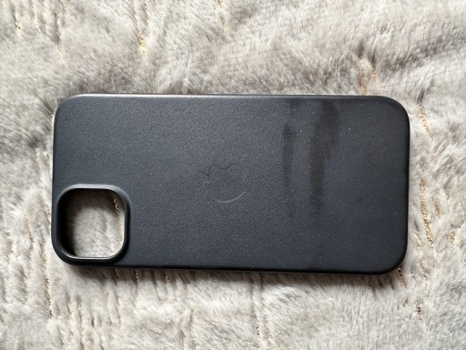 Zdjęcie oferty: iPhone 14 plus leather case czarny etui apple