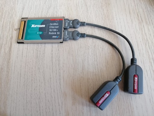 Zdjęcie oferty: Karta PC Xirom CardBus Ethernet 10/100+ Modem 56