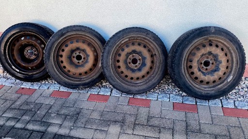 Zdjęcie oferty: ORYGINALNE  -felgi-  Fitat BRAVO 16" z oponami na zimę 