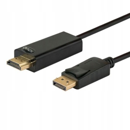 Zdjęcie oferty: Kabel DisplayPort Savio CL-56 1,5 m czarny
