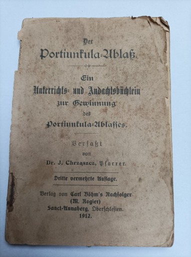 Zdjęcie oferty: Modlitewnik niemiecki 1912 rok