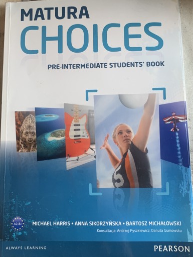 Zdjęcie oferty: Matura Choices Pre-Intermediate students’ book