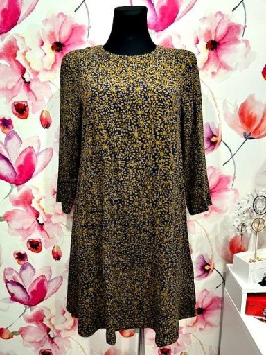 Zdjęcie oferty: h&m sukienka kwiaty viscoza hit roz.38