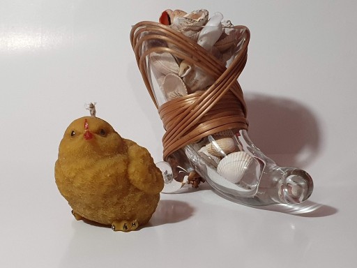 Zdjęcie oferty: Świeczka z wosku pszczelego - Kurczak 3