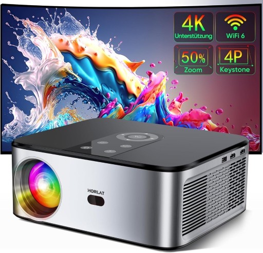 Zdjęcie oferty: Projektor Full HD 1080p WiFi Bluetooth obsługa 4K