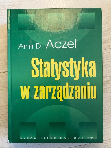 Zdjęcie oferty: Statystyka w zarządzaniu, A. Aczel, 2000 r.