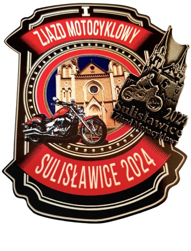 Zdjęcie oferty: Blacha z I Zjazdu Motocyklowego Sulisławice 2024