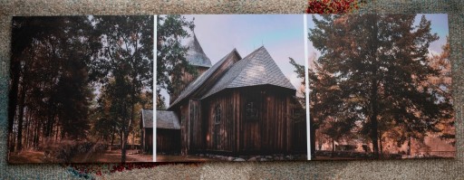 Zdjęcie oferty: Obraz Kościół- Kaszubski Park Etnograficzny  
