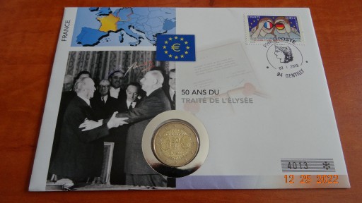 Zdjęcie oferty: Niemcy 2 euro 2013 - koperta numizmatyczna
