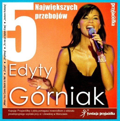 Zdjęcie oferty: 5 Największych przebojów Edyty Górniak - CD