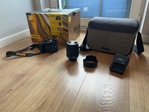 Zdjęcie oferty: Aparat Nikon 3400 + af-s DX 18-105mm + torba 