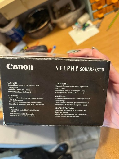 Zdjęcie oferty: Drukarka fotograficzna CANON SELPHY Square QX10 Ja