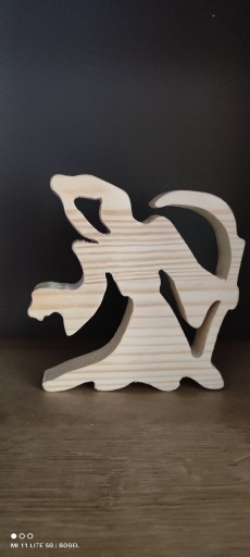 Zdjęcie oferty: Figurka z drewna, kosiarz halloween 
