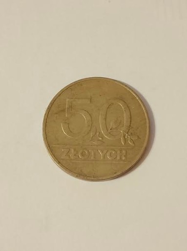 Zdjęcie oferty: MONETA 50 ZŁ 1990 r. Rzeczpospolita Polska