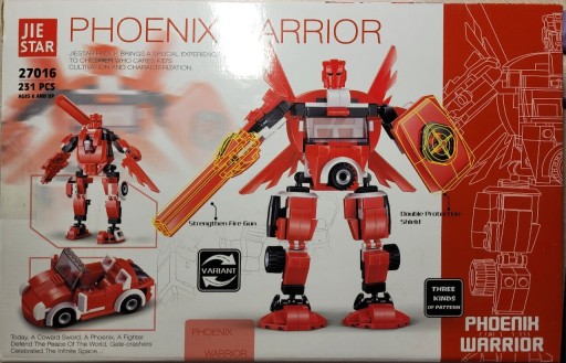 Zdjęcie oferty: Phoenix warrior klocki robot