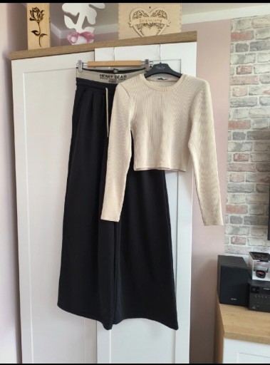 Zdjęcie oferty: Komplet dresowy damski, szerokie spodnie i bluzka dopasowana ASZMI