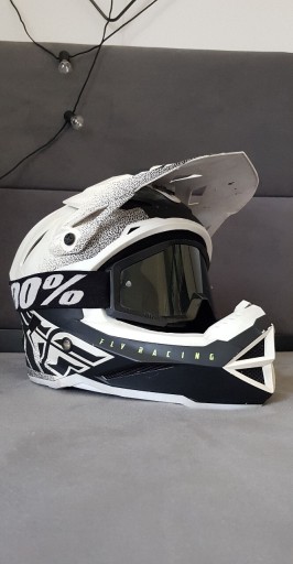 Zdjęcie oferty: kask FLYRACING + gogle