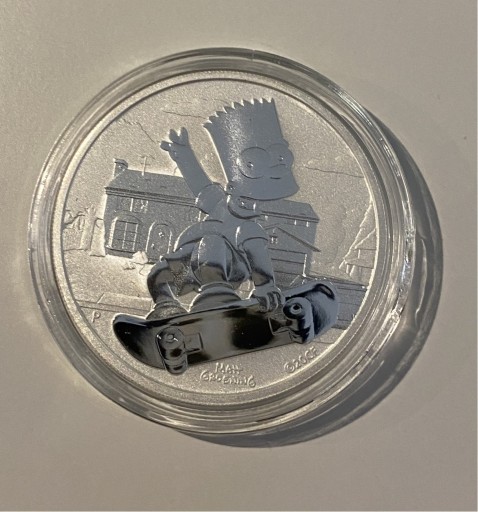 Zdjęcie oferty: Bart Simpson Tuvalu 1oz Ag srebro moneta 2020