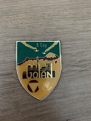 Zdjęcie oferty: Odznaka 3 Coy Misje Onz Wzgórza Golan Syria UNDOF 