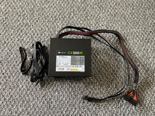 Zdjęcie oferty: Zasilacz Corsair CX500M 500W