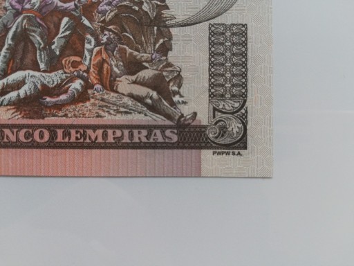 Zdjęcie oferty: PWPW 2019 HONDURAS 5 LEMPIRAS