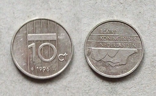 Zdjęcie oferty: 10 centów 1996 Holandia