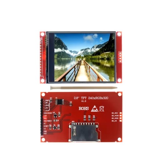 Zdjęcie oferty: Moduł wyświetlacz LCD TFT 2,8" SPI ILI9341 ekran dotykowy SD