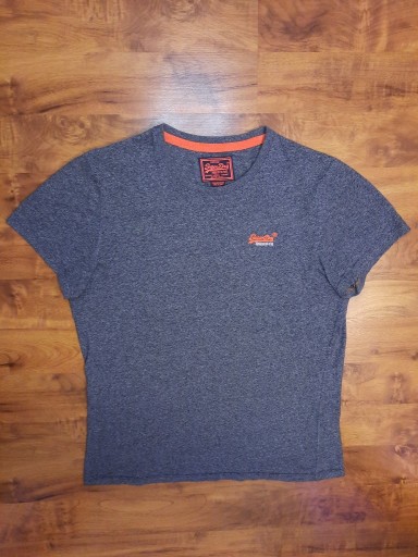 Zdjęcie oferty: Koszulka szara bawełniana tshirt Superdry XL