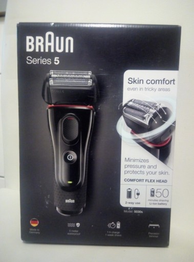 Zdjęcie oferty: Golarka BRAUN 5030S SERIES 5 czarna