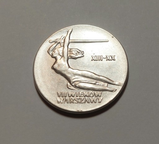 Zdjęcie oferty: 10 złotych 1965 - VII w. Warszawy Nike