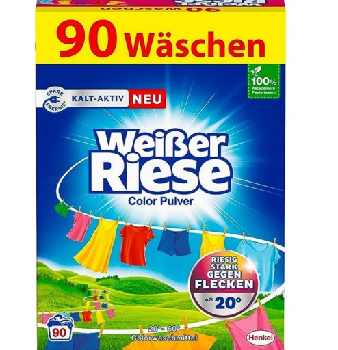 Zdjęcie oferty: Proszek do prania Weisser Riese Color 4,5 kg z DE